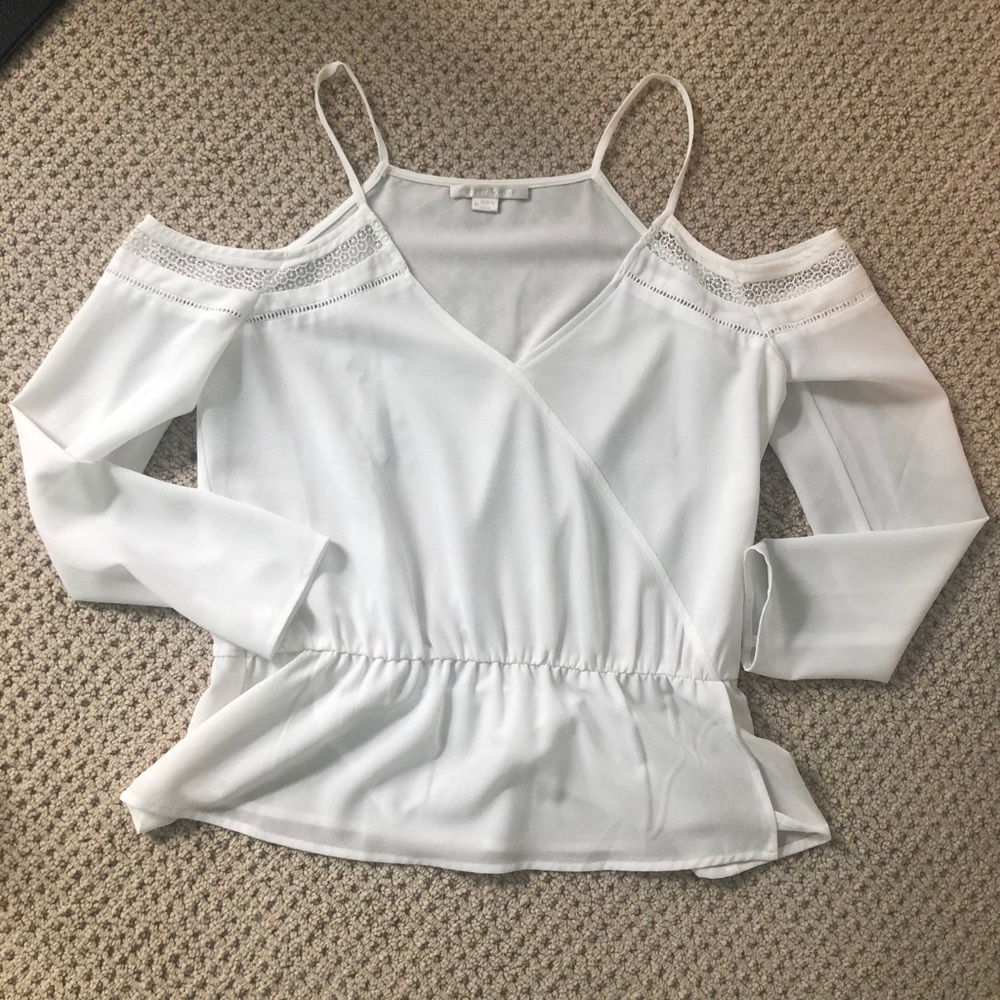 Cooper and Ella cold shoulder blouse